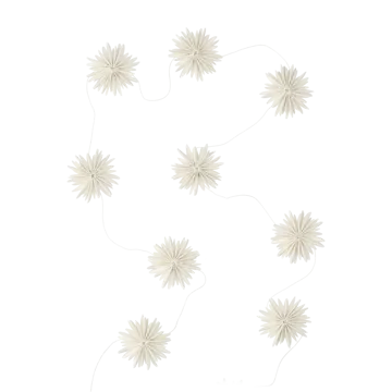 Garland girlang flinga - White  - DBKD