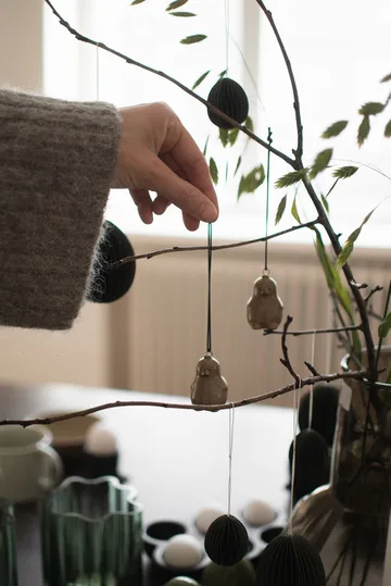 Hanging Chubby chicken dekorationshänge - Beige - DBKD