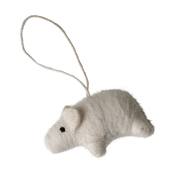 Hanging pig dekorationshänge - White - DBKD