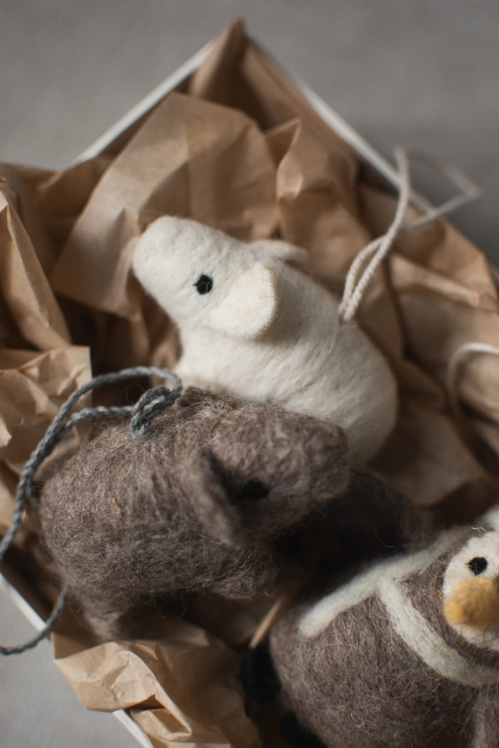 Hanging pig dekorationshänge, White DBKD