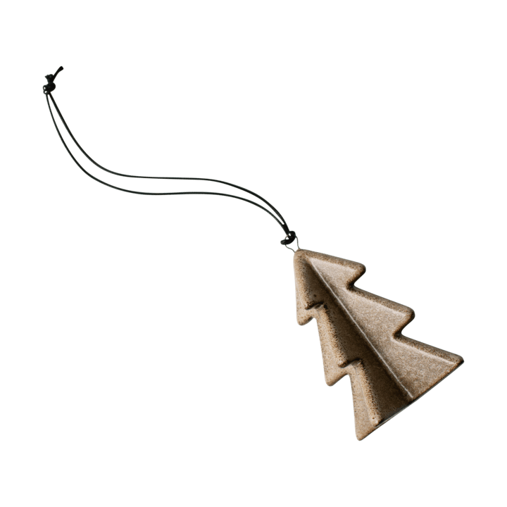 Hanging winter tree 7 cm - Beige - DBKD
