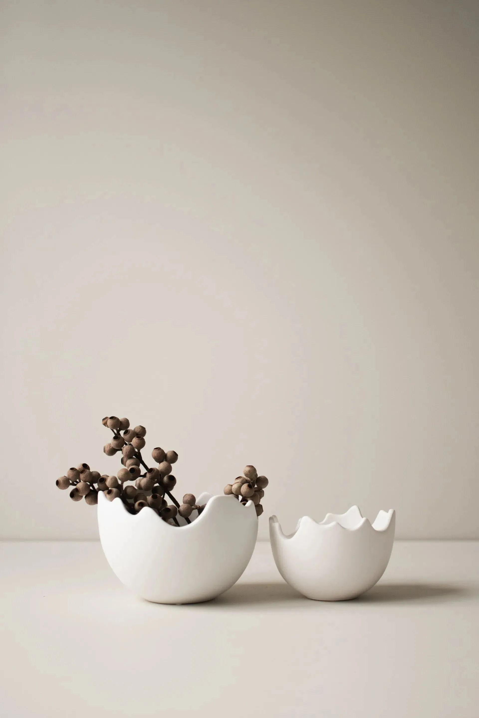 Happy Easter skål äggskal small, White DBKD