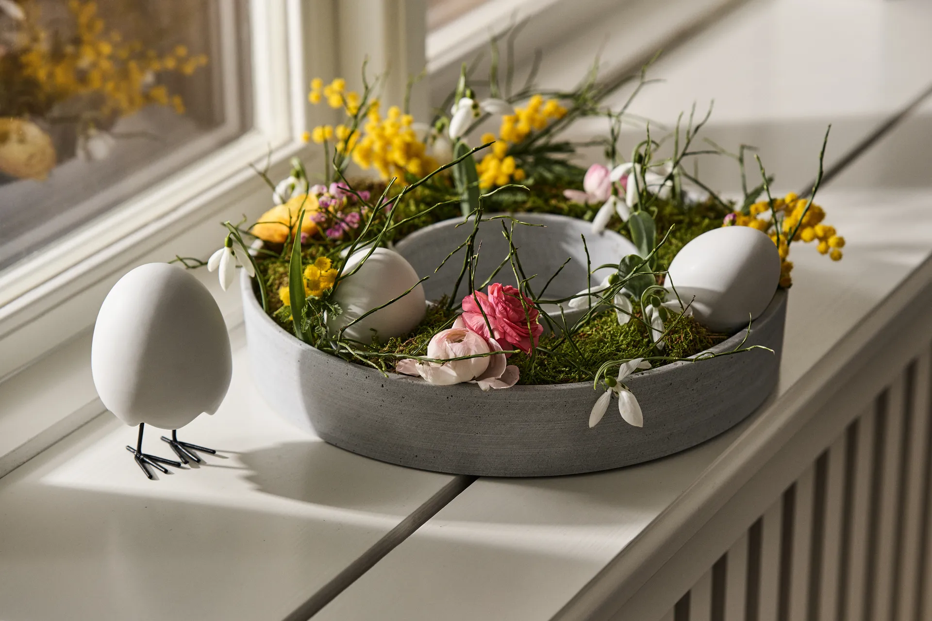 Happy feet påskdekoration, White DBKD