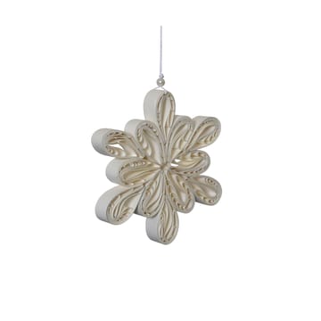 Light Flake snöflinga vit - Liten Ø8 cm - DBKD