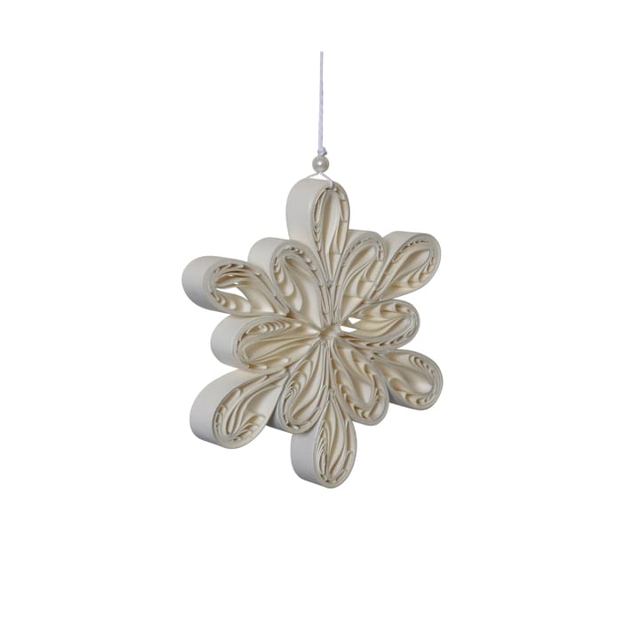 Light Flake snöflinga vit, Liten Ø8 cm DBKD