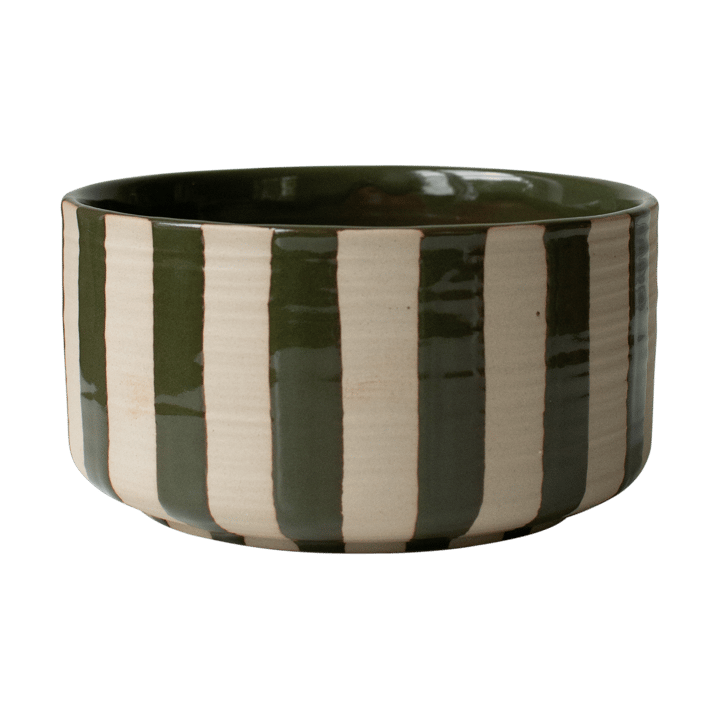 Line dekorationsskål Ø16 cm - Stripe Green - DBKD