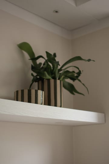 Line dekorationsskål Ø16 cm - Stripe Green - DBKD