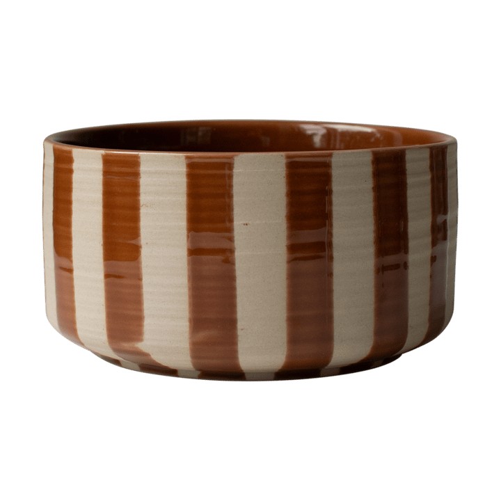 Line dekorationsskål Ø16 cm - Stripe nougat - DBKD