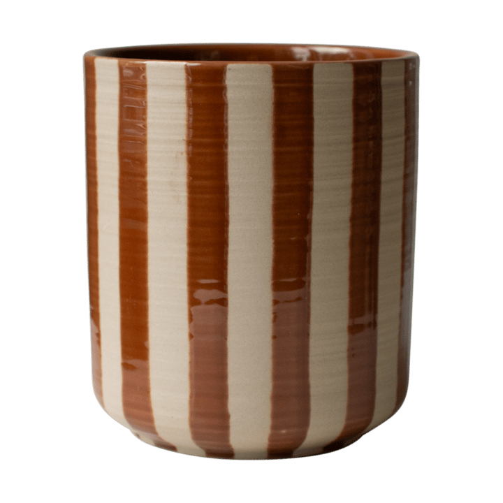 Line kruka Ø14x16 cm - Stripe nougat - DBKD