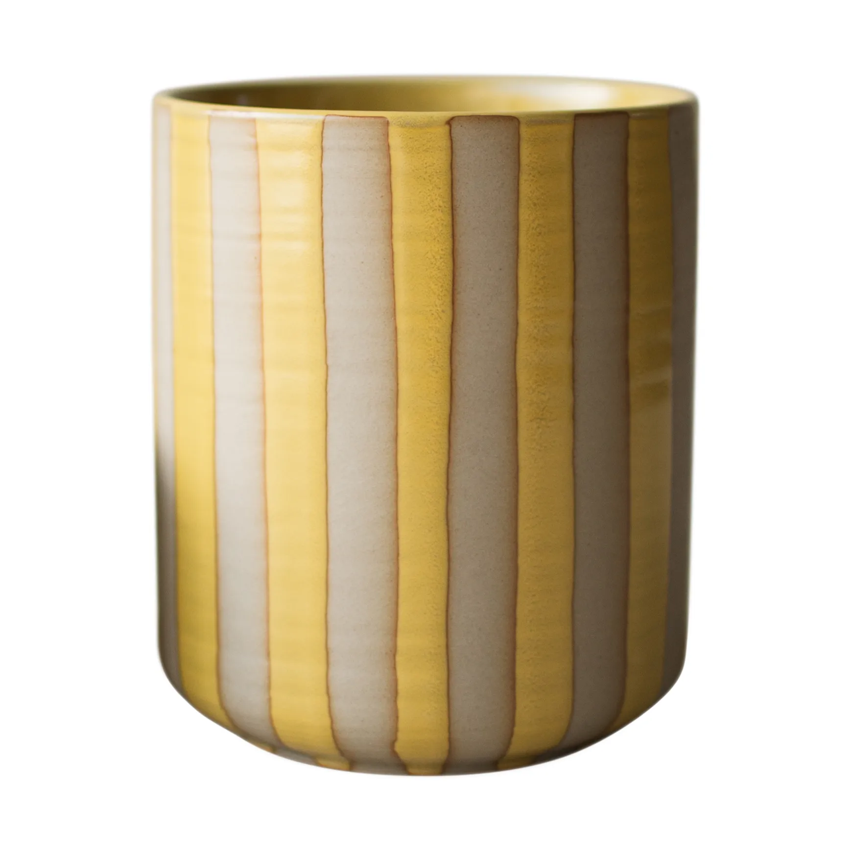 Line kruka Ø14x16 cm, Yellow DBKD