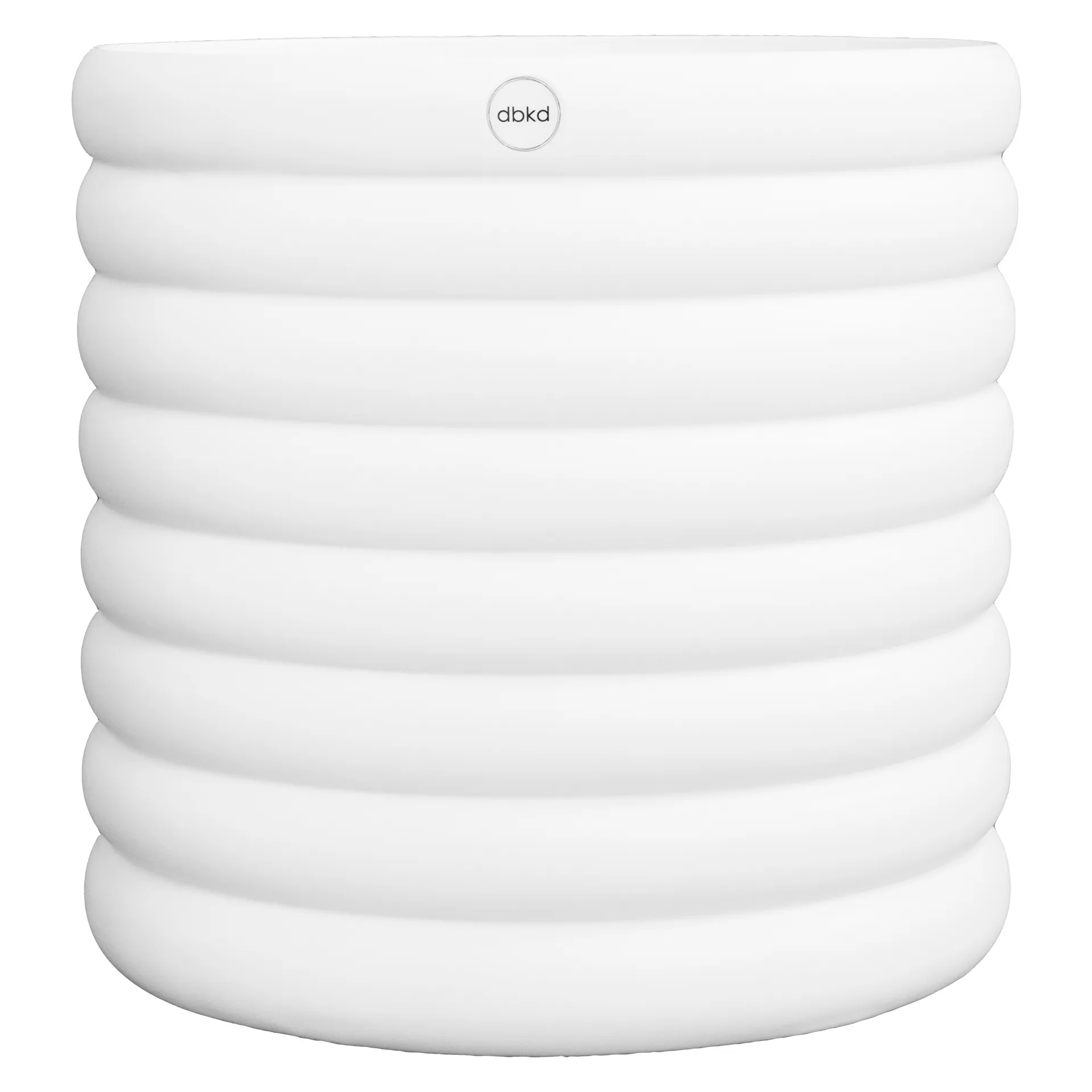 Mud kruka vit, XL, Ø 27 cm DBKD