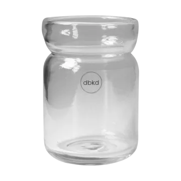 Neck vas - Clear, Ø8x12 cm - DBKD