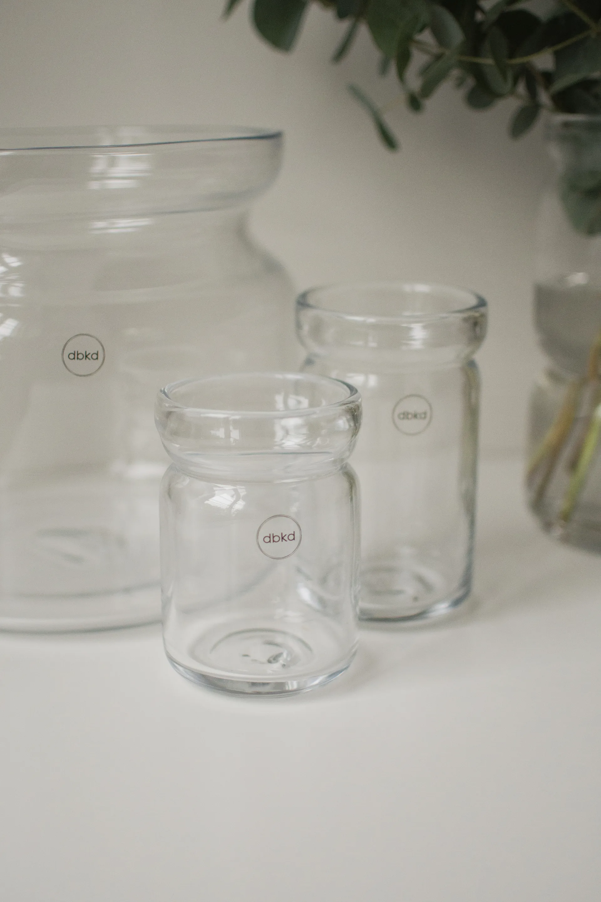 Neck vas, Clear, Ø8x12 cm DBKD