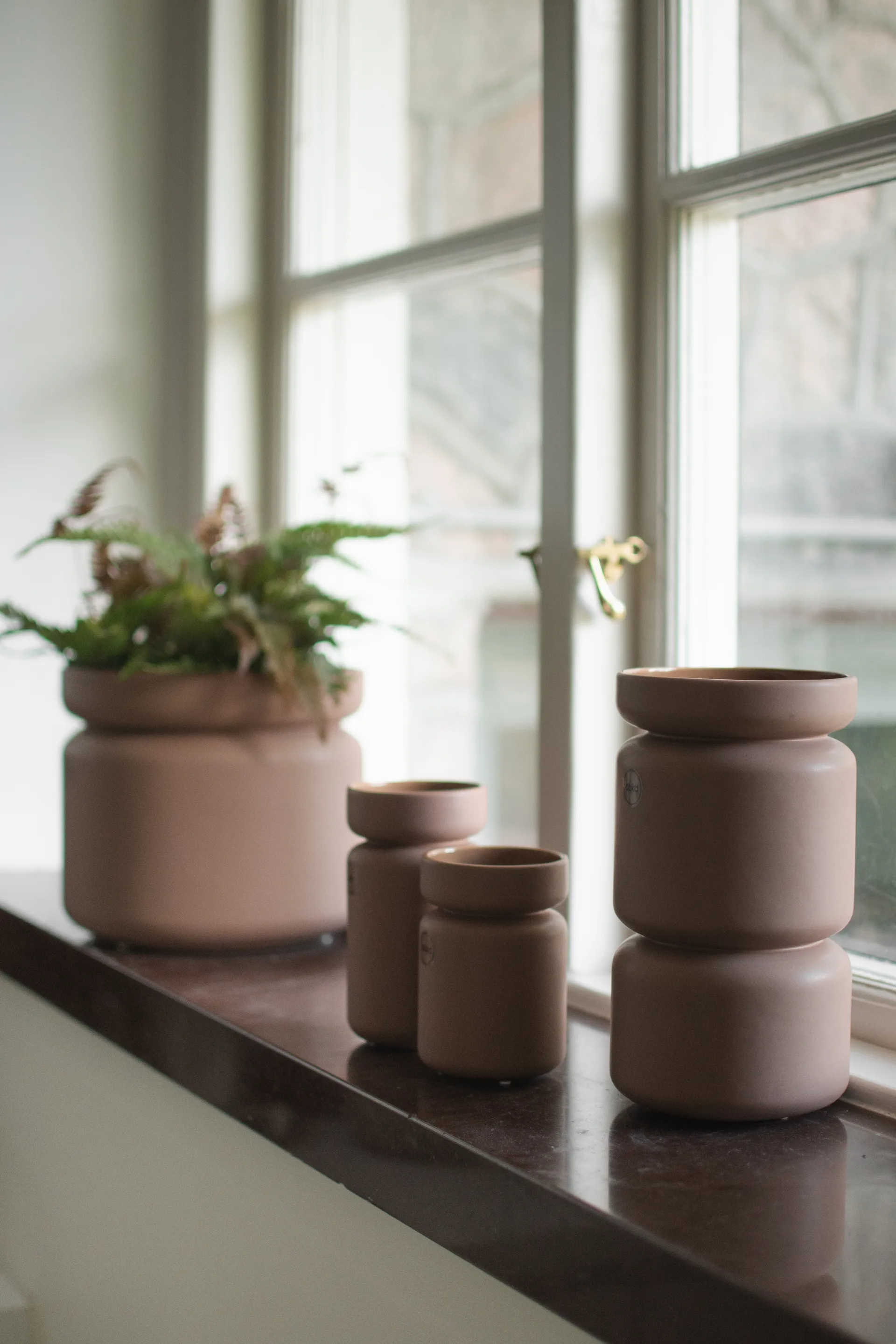 Neck vas, Nougat, Ø12x22,5 cm DBKD