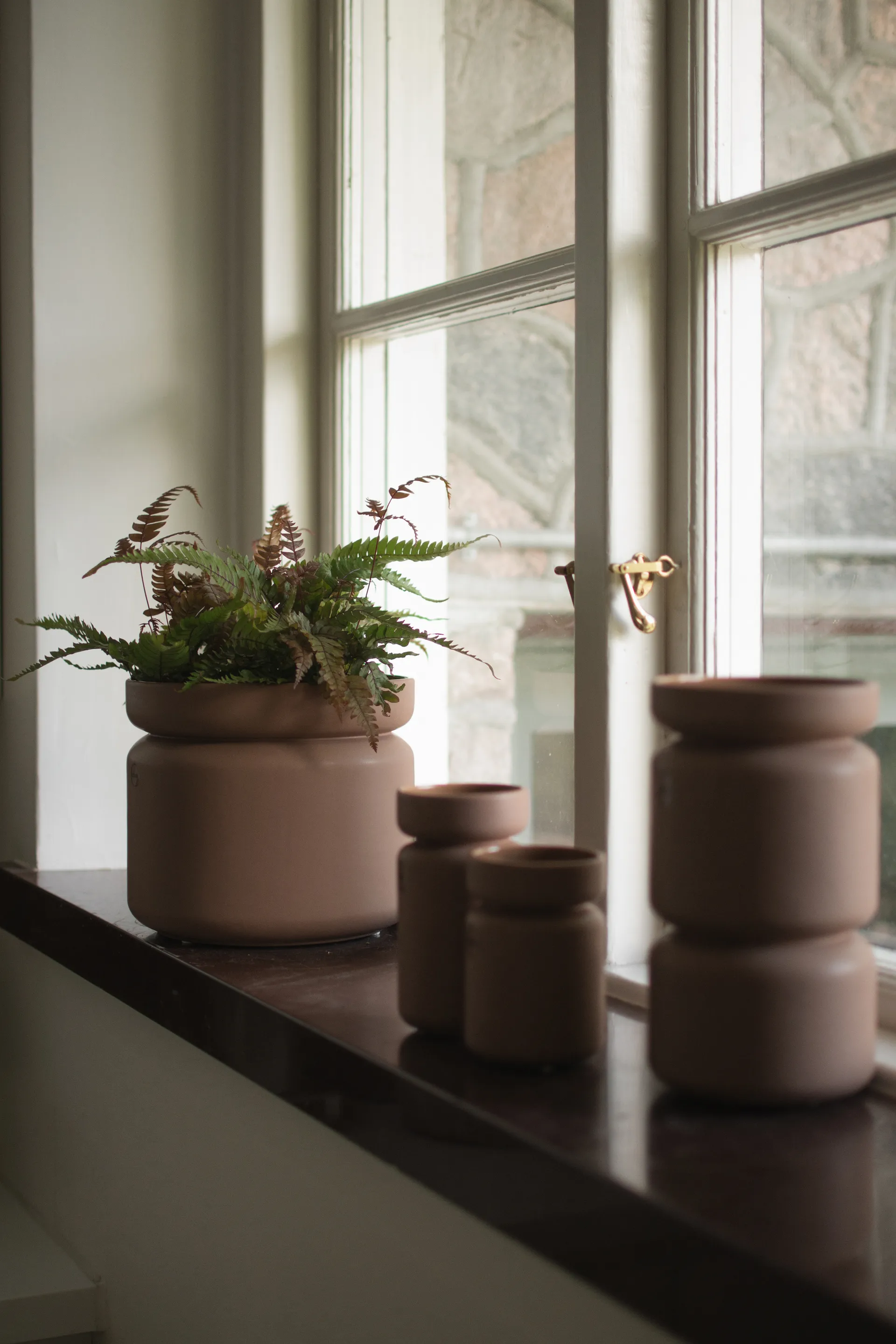 Neck vas, Nougat, Ø22,5x20 cm DBKD