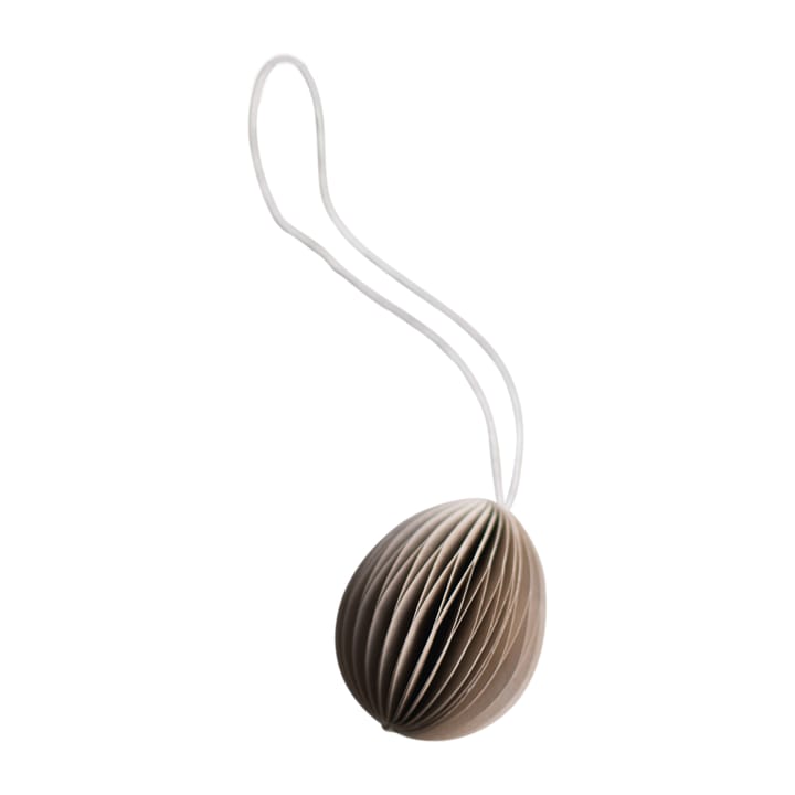 Ovoid påskhänge papper small 4 cm - Sand - DBKD