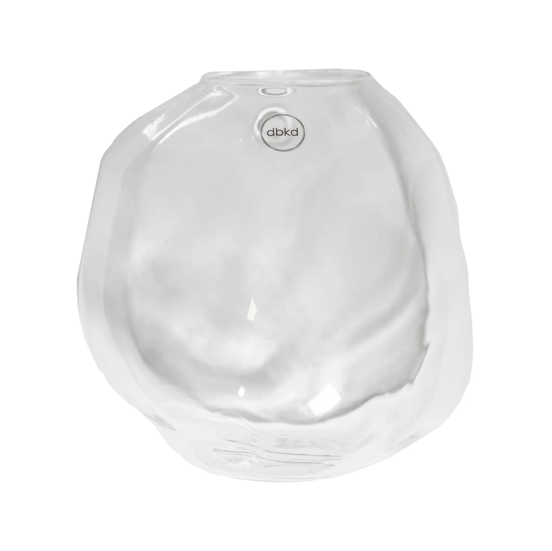 Pebble vägghängd vas klar, Stor Ø18 cm DBKD