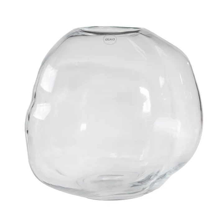Pebble vas - Transparent, stor Ø28 cm - DBKD