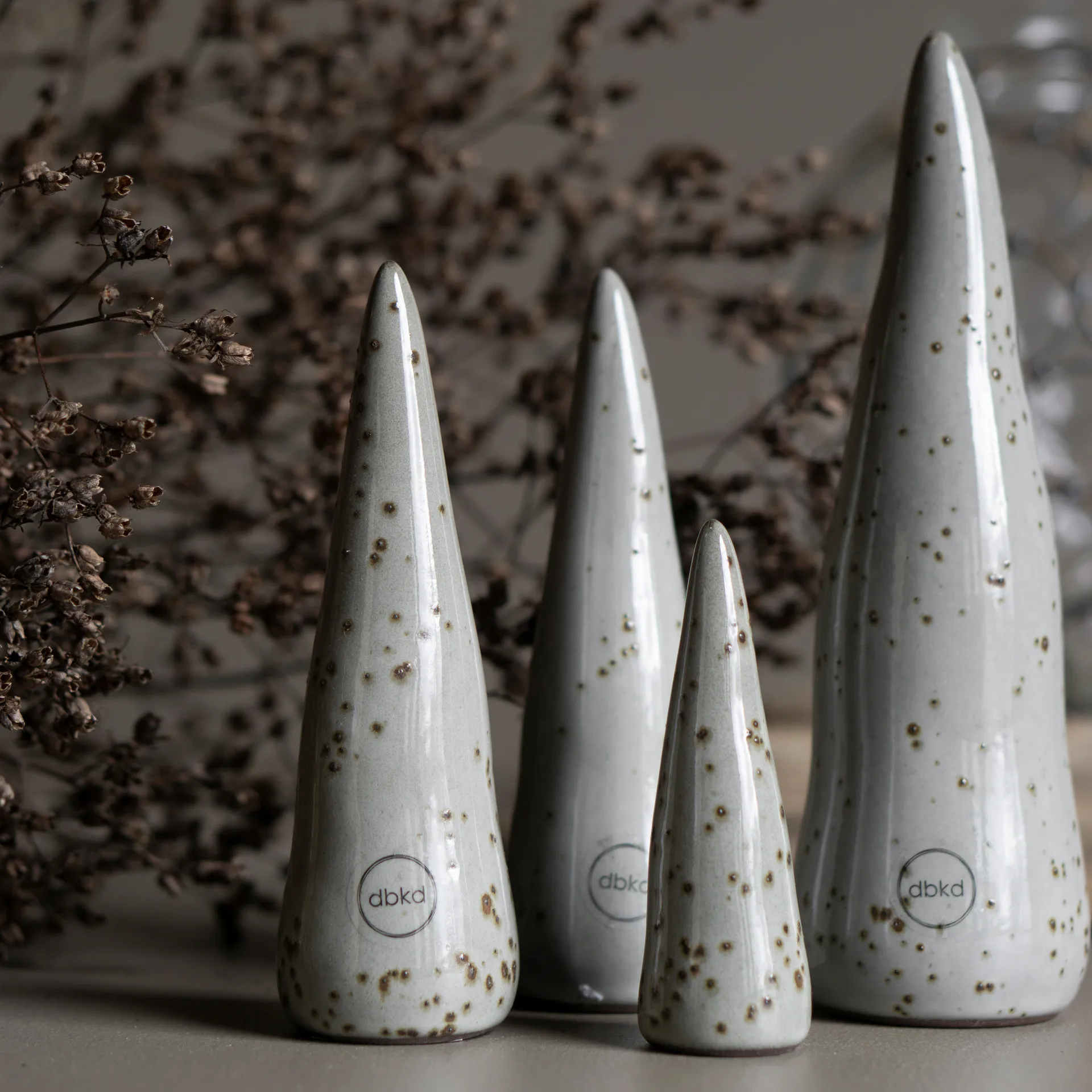 Pine juldekoration stone, Stor DBKD