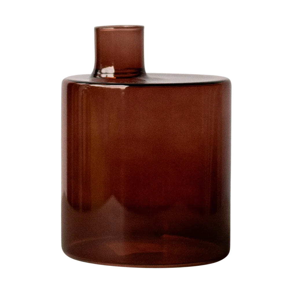 Pipe vas 14 cm, Dark red DBKD