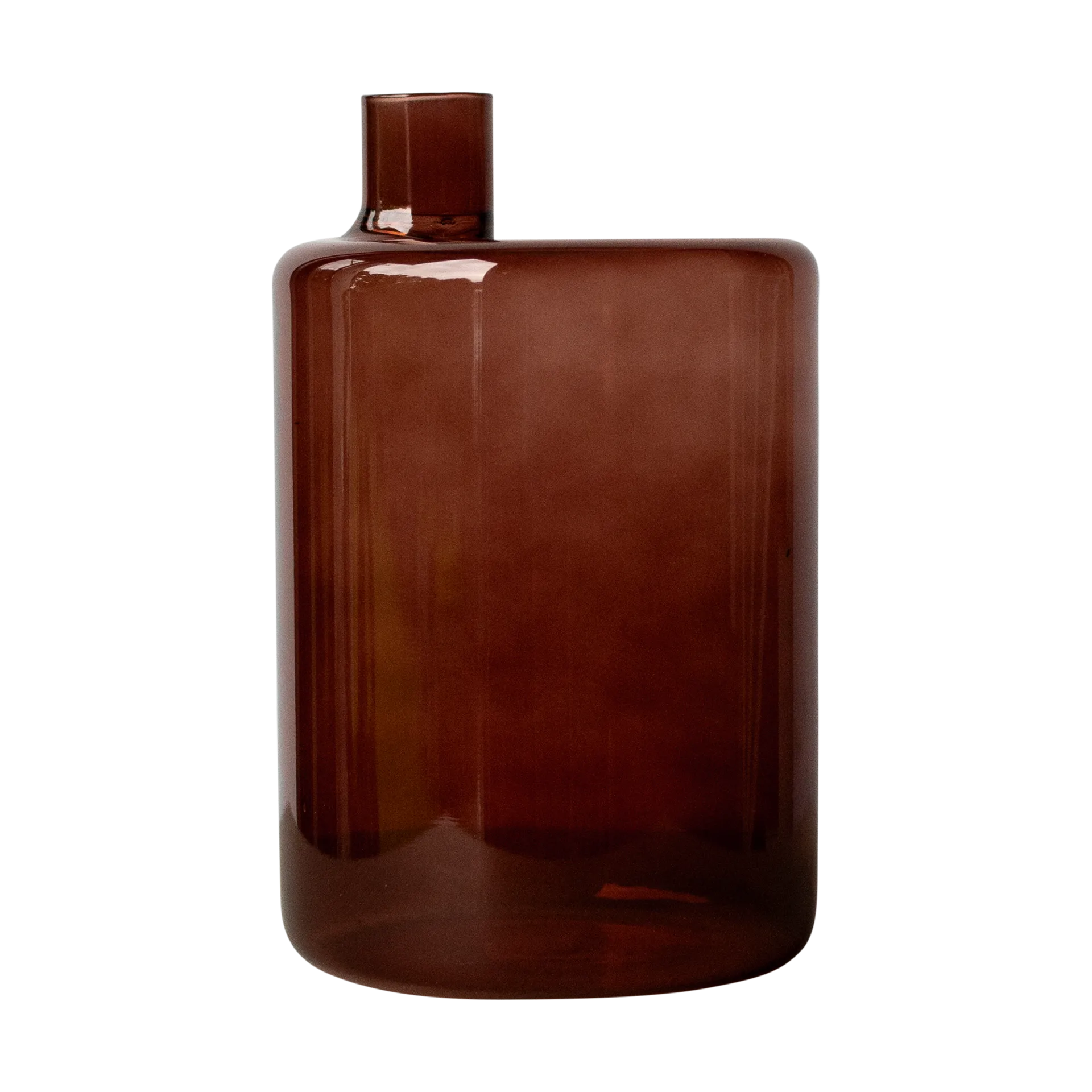 Pipe vas 21 cm, Dark red DBKD