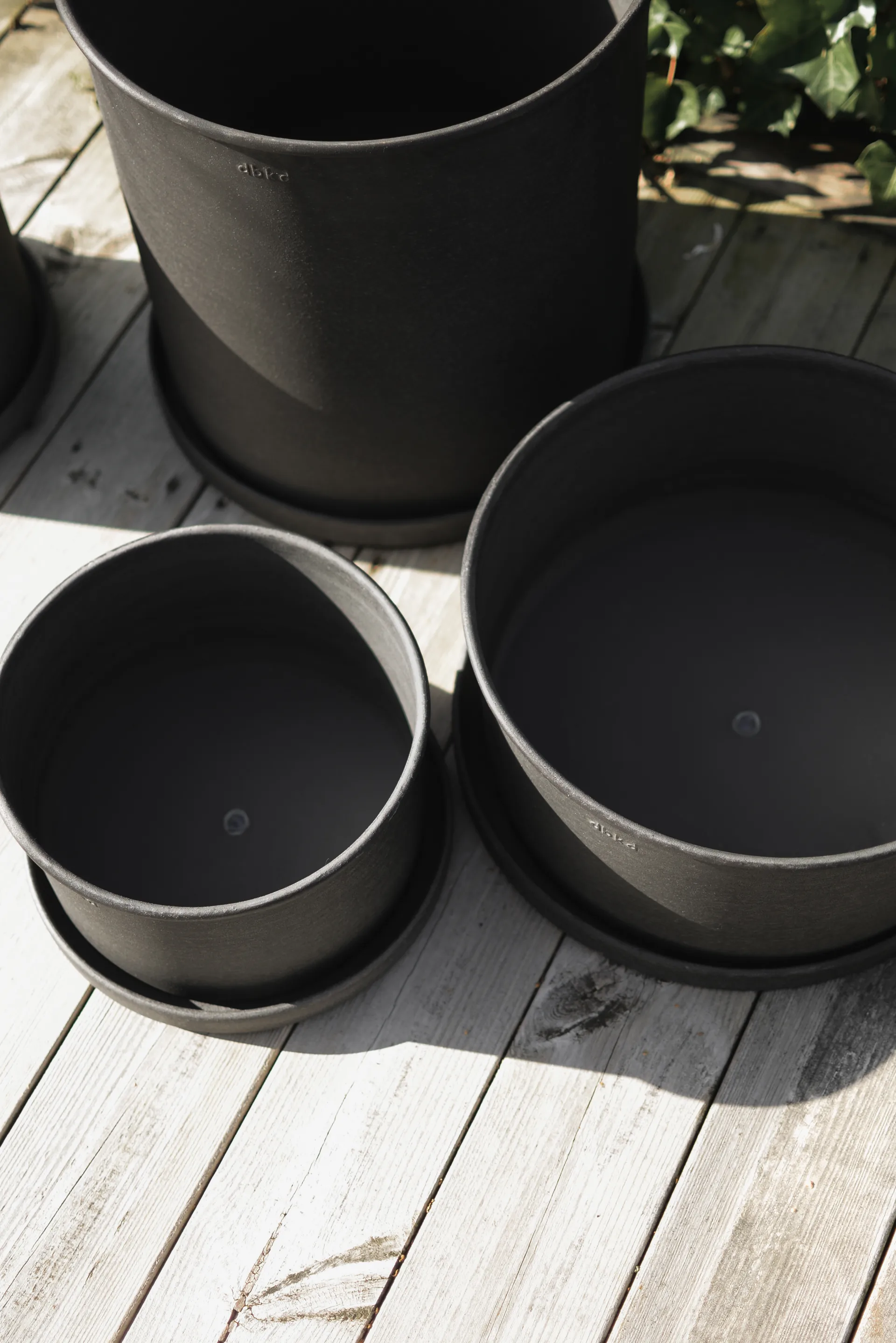 Plant bowl kruka 2-pack, Black DBKD