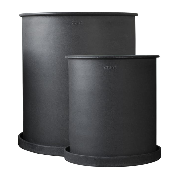 Plant pot kruka large 2-pack - Black - DBKD