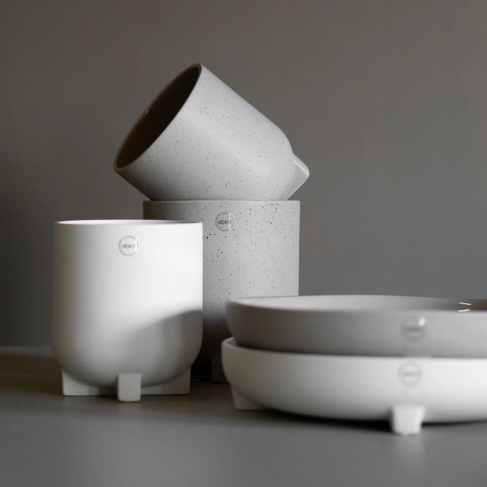 Plus kruka Ø14 cm, Mole dot DBKD