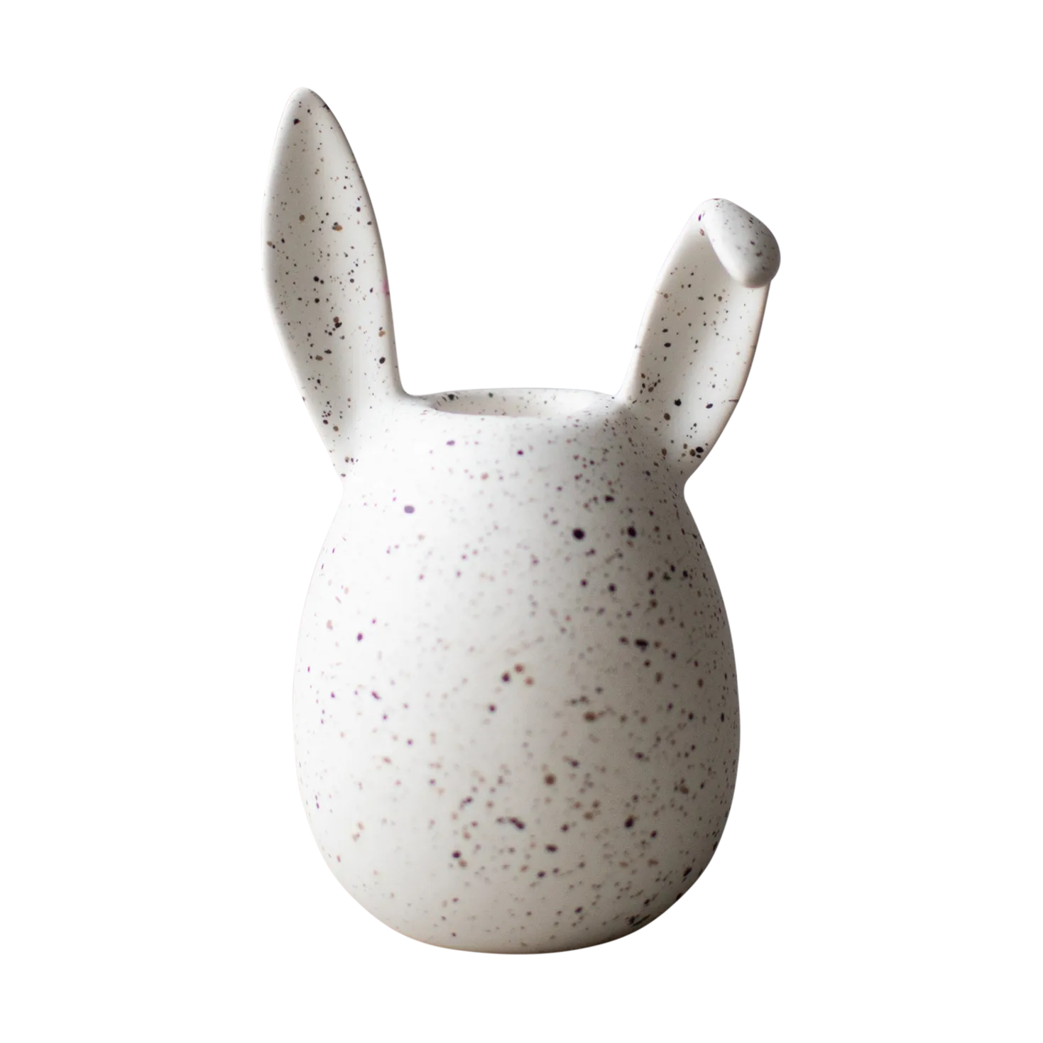 Rabbit ljusstake 13 cm, White dot DBKD