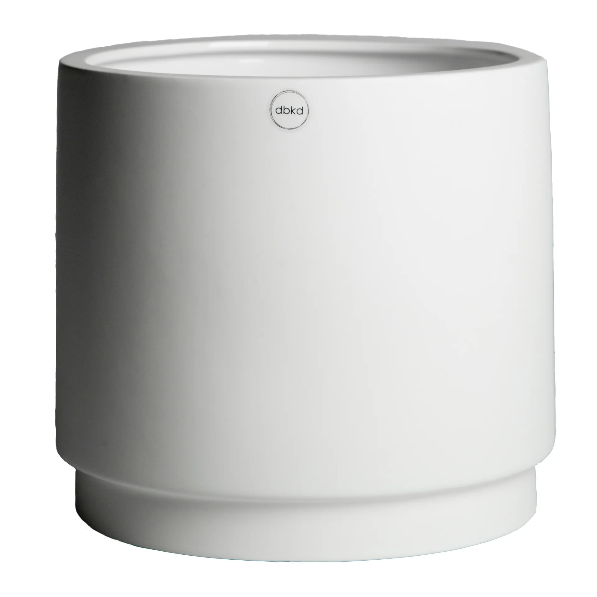 Solid kruka white, Stor Ø24 cm DBKD