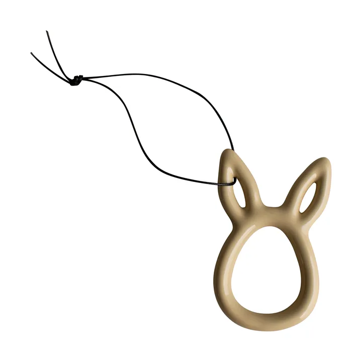 Sprinkle rabbit påskhänge 8 cm - Shiny yellow - DBKD