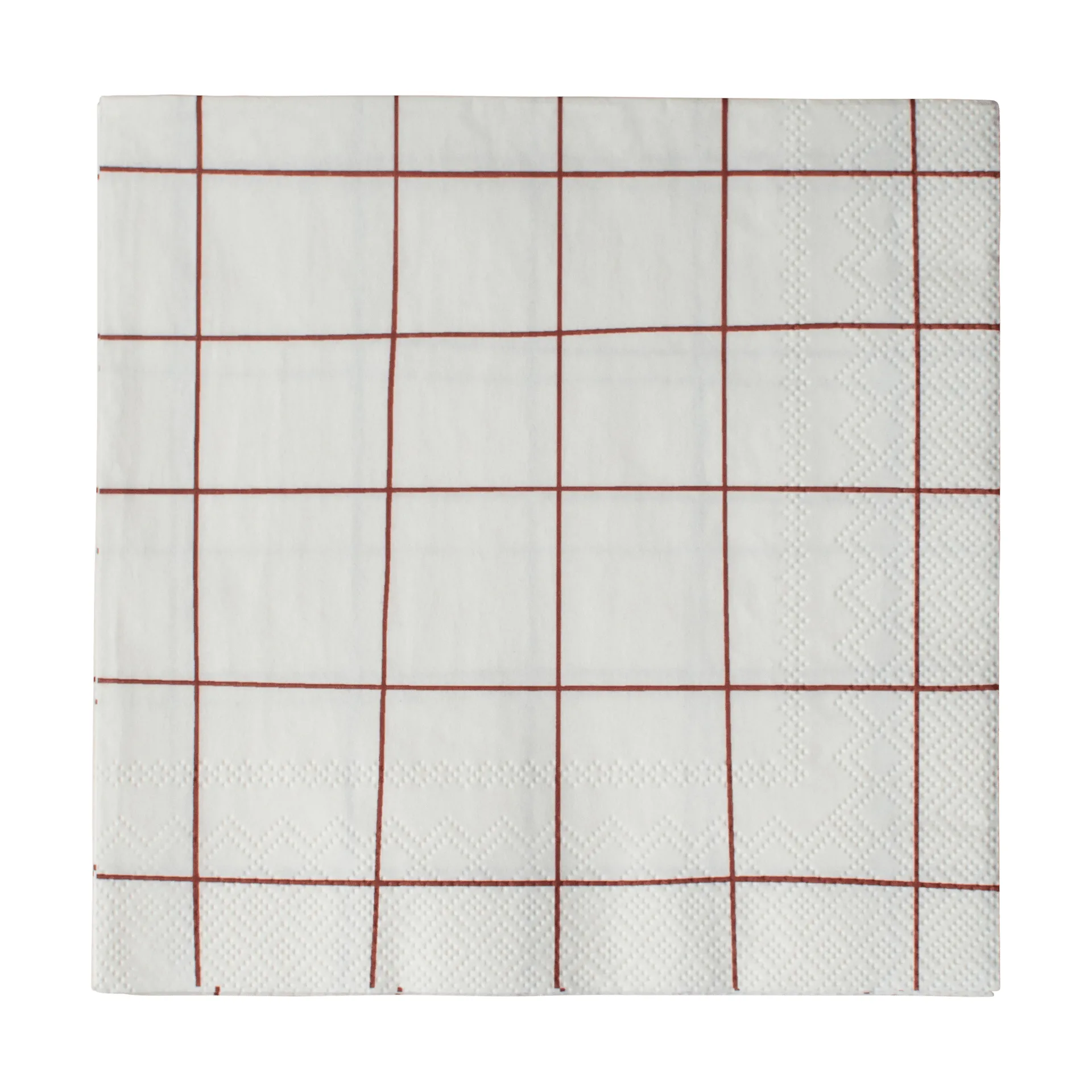 Square pappersservett 33x33 cm 20-pack, Dark red DBKD