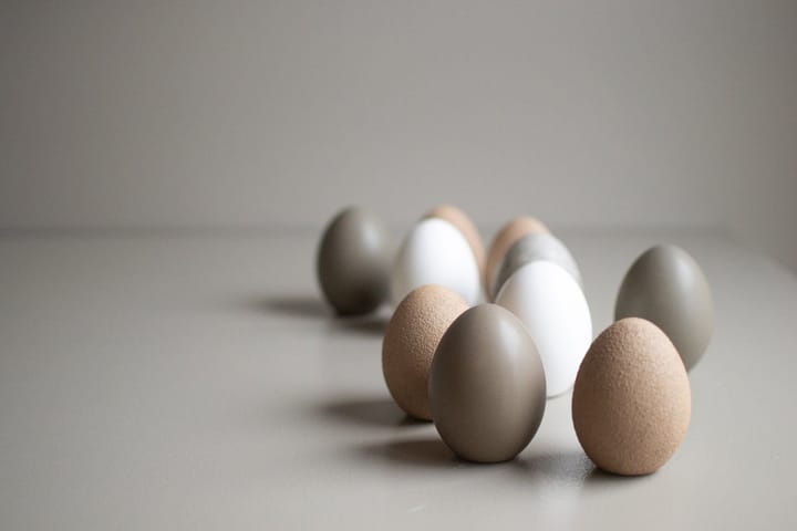 Standing Egg påskdekoration, Sand DBKD