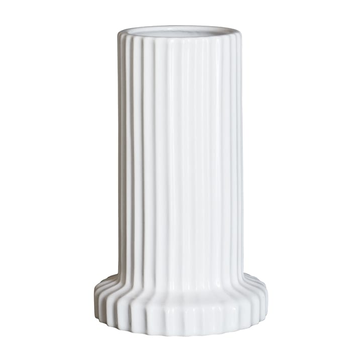 Stripe vas 18 cm - Shiny white - DBKD