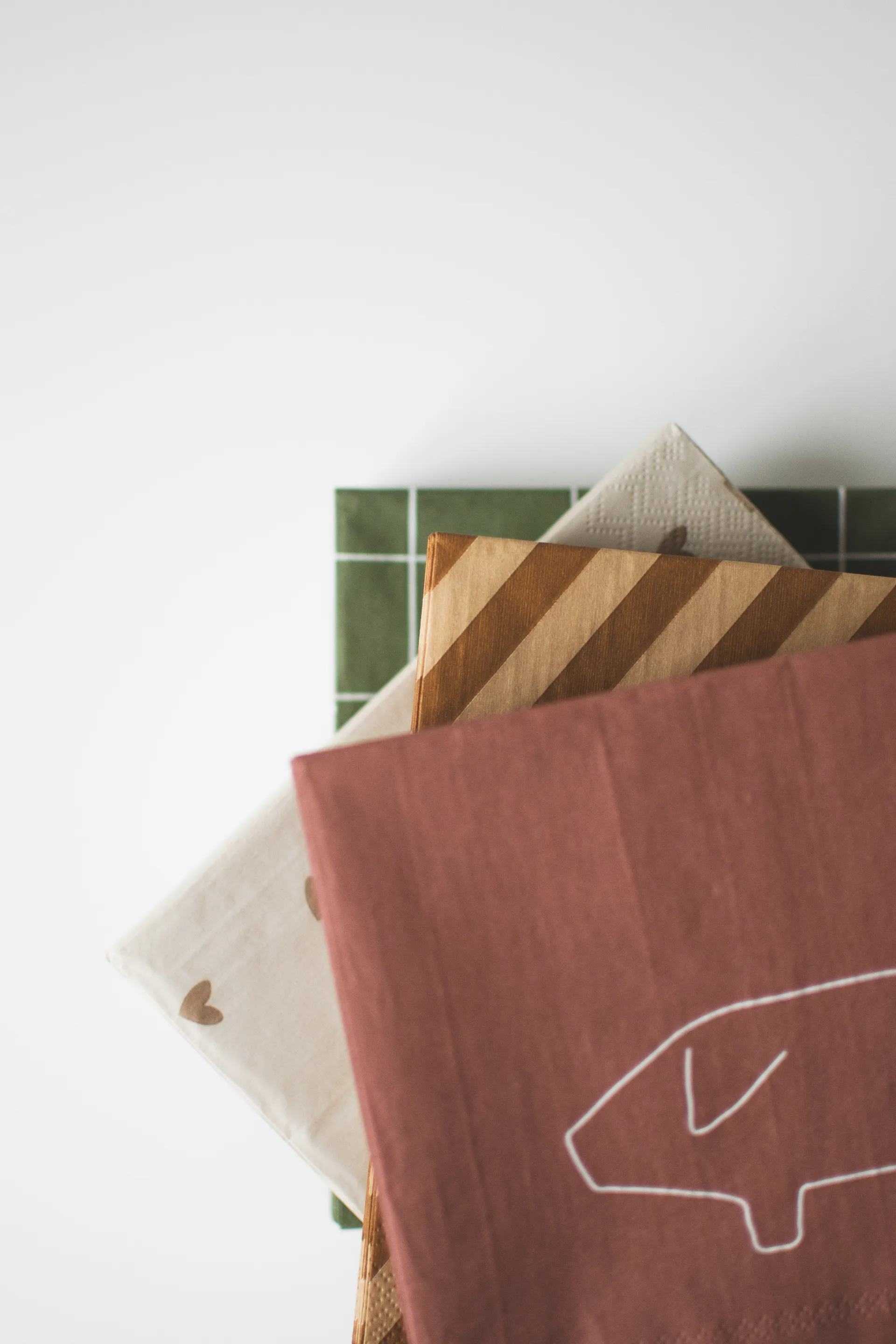 Swedish pig pappersservett 33x33 cm 20-pack, Red DBKD