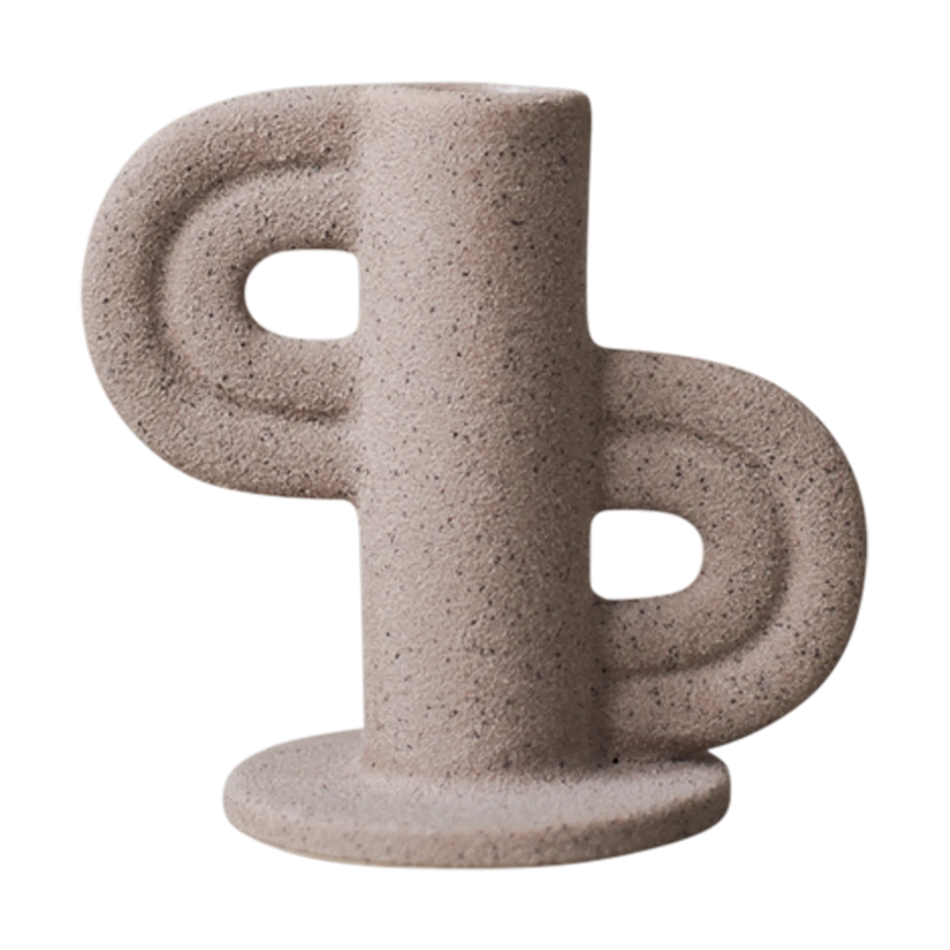 Swirl Slide ljusstake, Nude DBKD