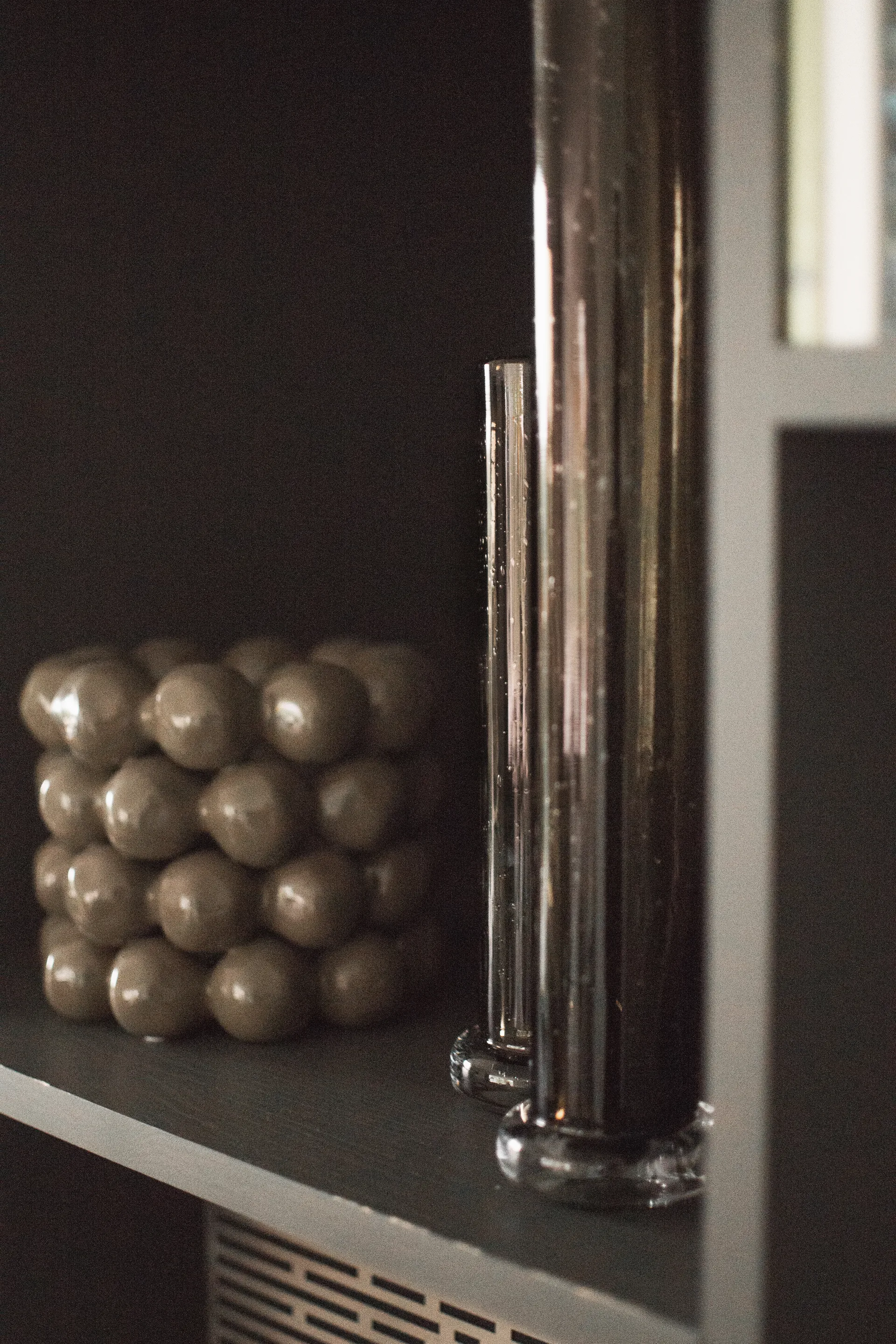 Tall vas, Brown, 25 cm DBKD