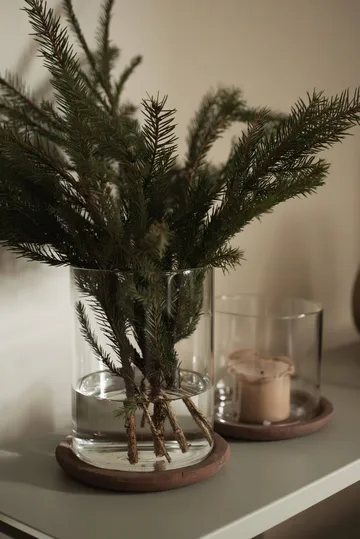Terra ljuslykta - Brown, 21,5 cm - DBKD