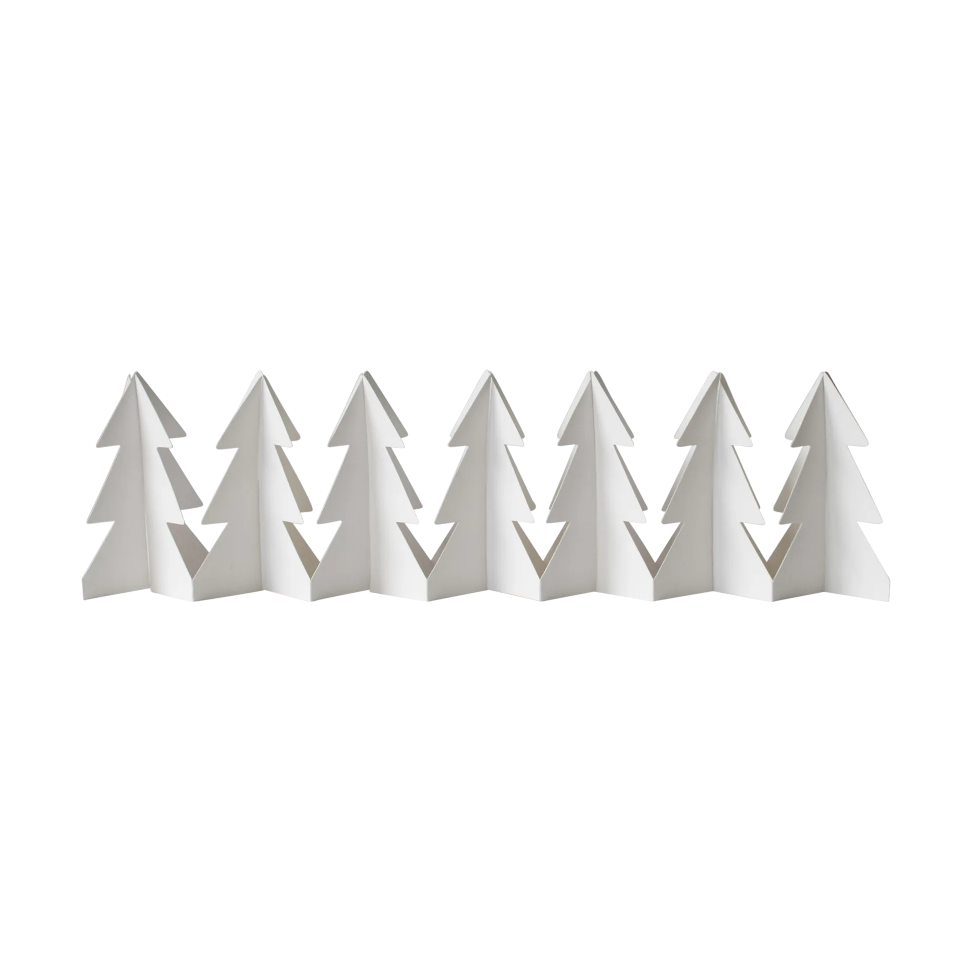 Tree in a row dekoration 60 cm, White DBKD