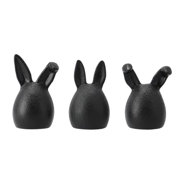 Triplets påskhare 3-pack - Cast iron - DBKD