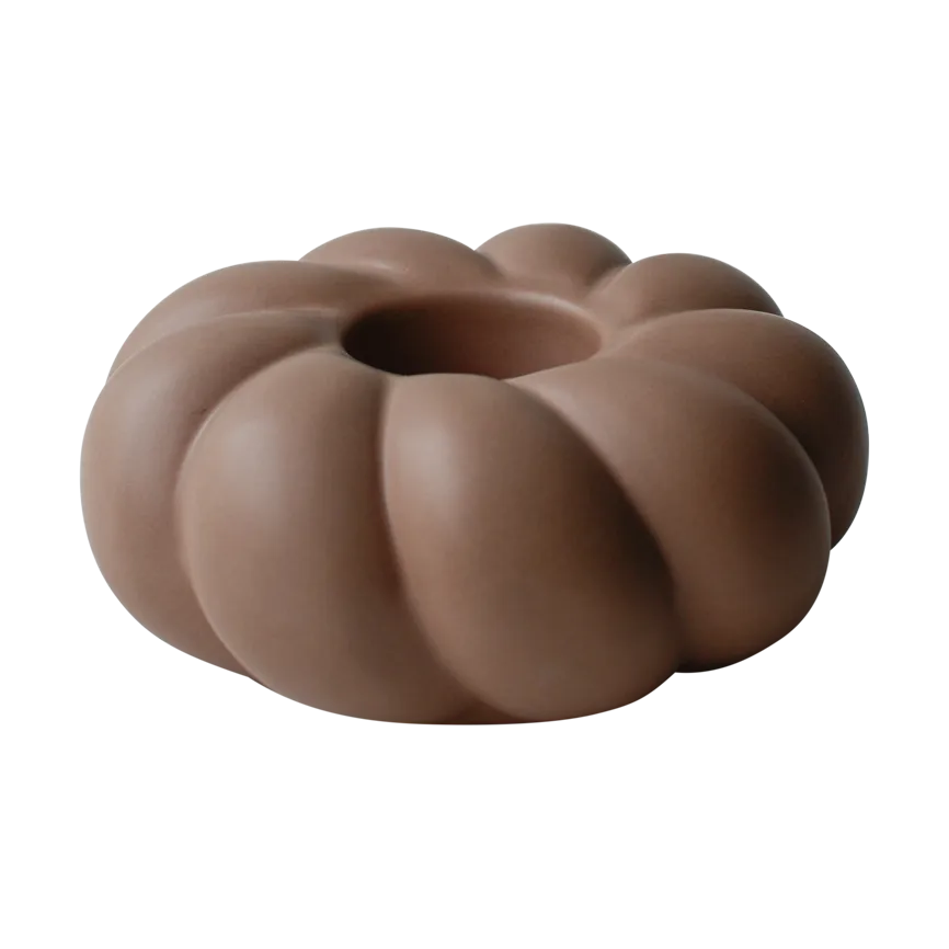 Twine ljuslykta Ø14 cm, Nougat DBKD