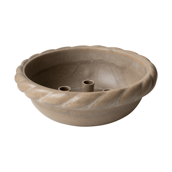 Twine plate ljusstake Ø30 cm - Beige - DBKD