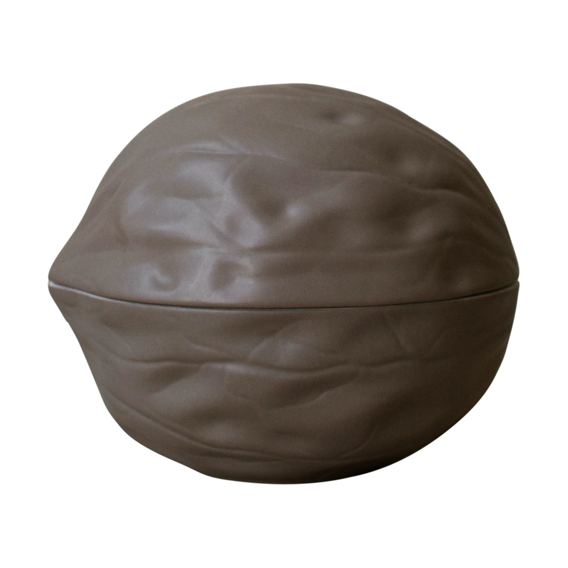 Walnut skål med lock, Dust DBKD