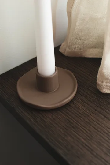 Wave ljusstake - Brown - DBKD