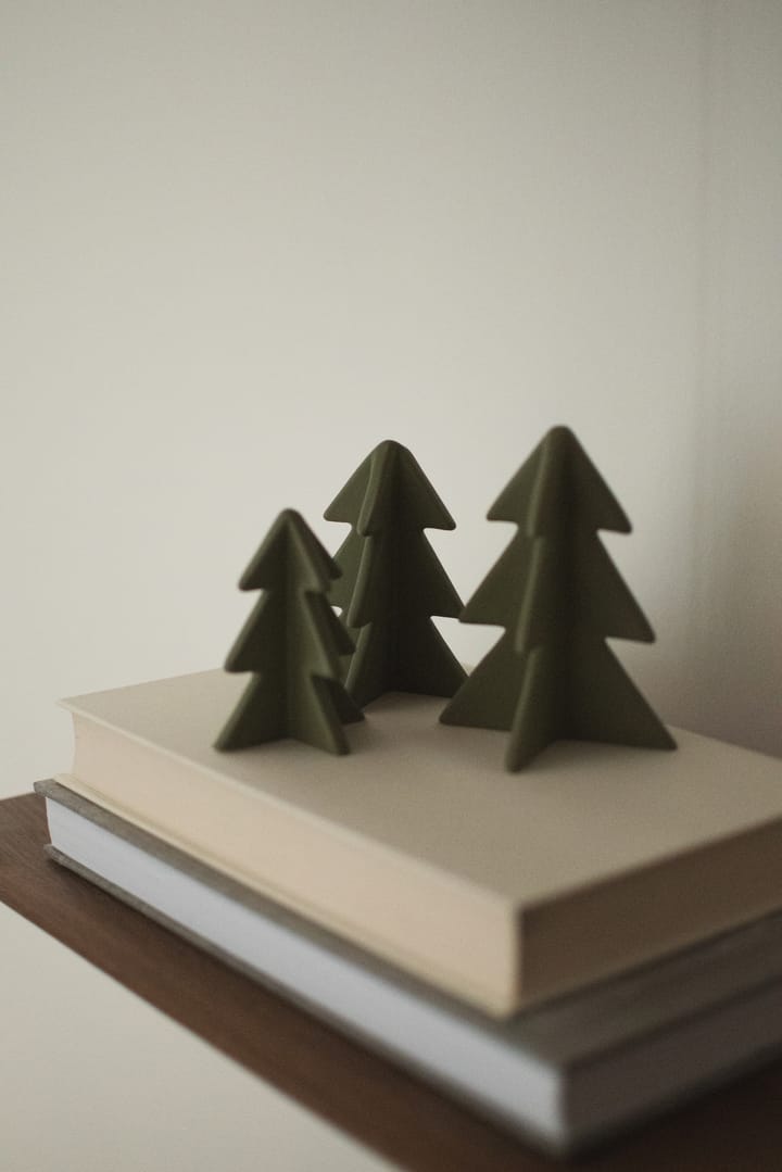 Winter tree dekoration, Green, 8 cm DBKD