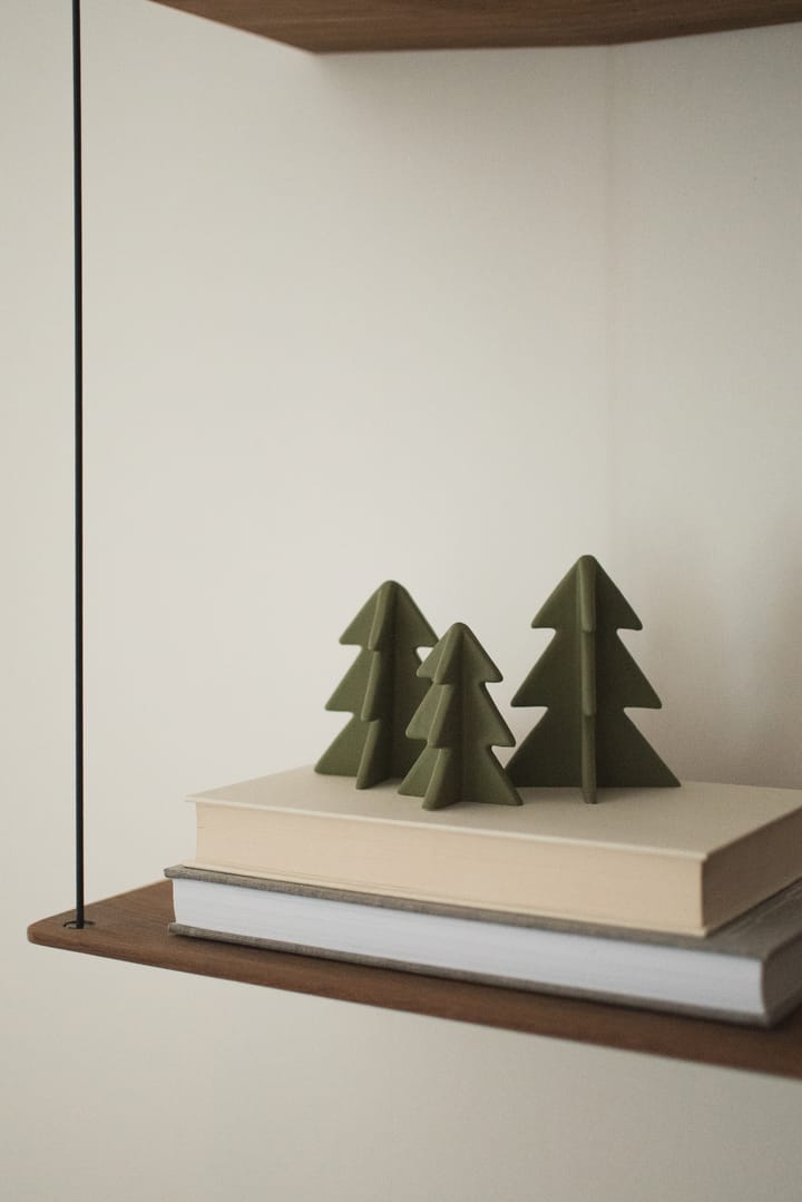Winter tree dekoration, Green, 8 cm DBKD