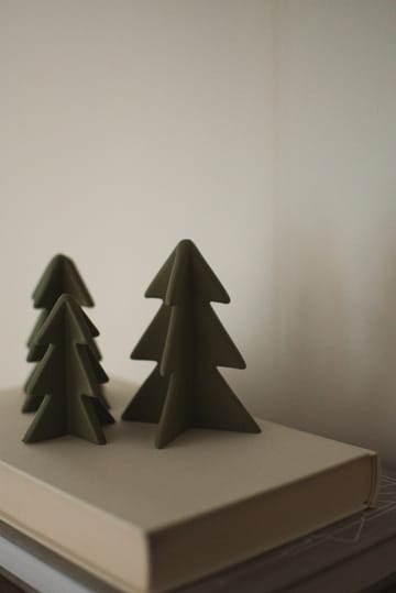 Winter tree dekoration - Green, 9,5 cm - DBKD