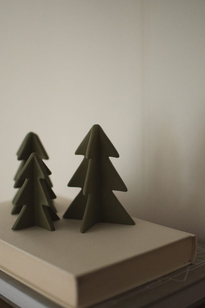 Winter tree dekoration, Green, 9,5 cm DBKD