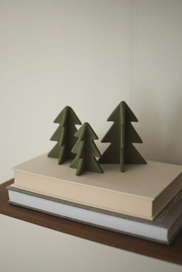 Winter tree dekoration - Green, 9,5 cm - DBKD