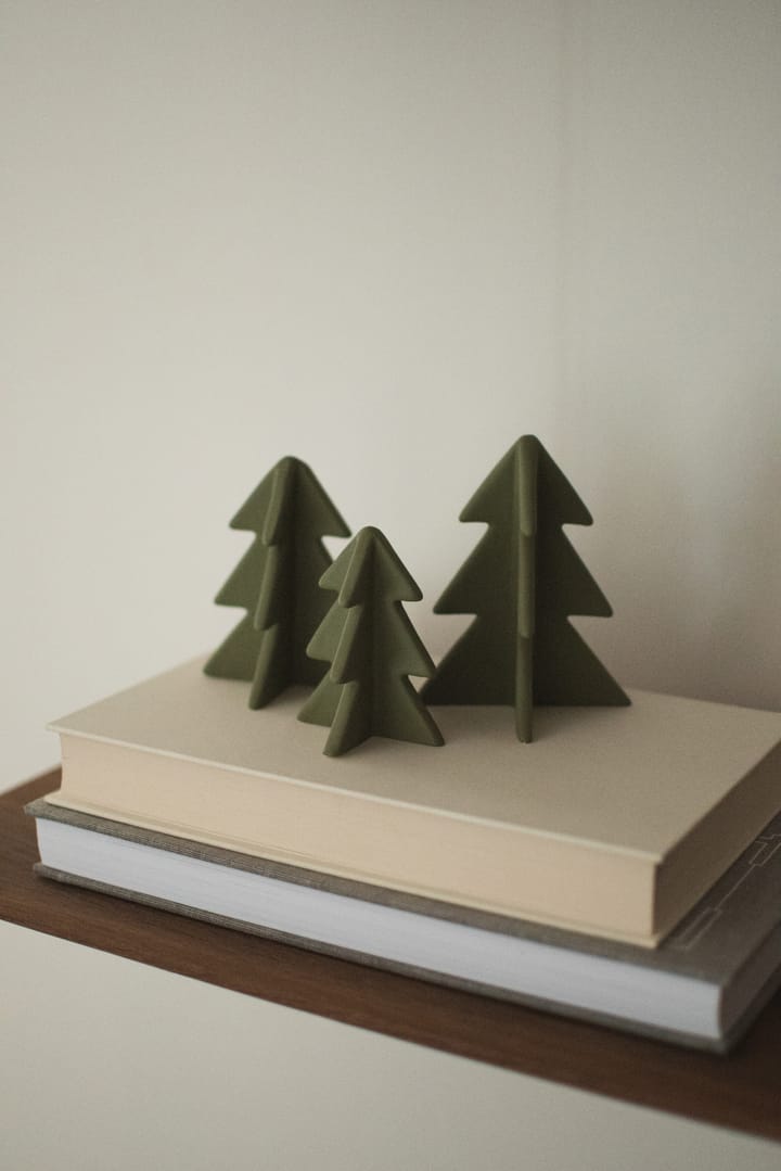 Winter tree dekoration, Green, 9,5 cm DBKD
